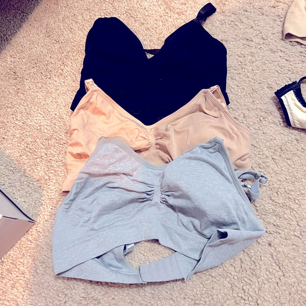 Nursing bras size L